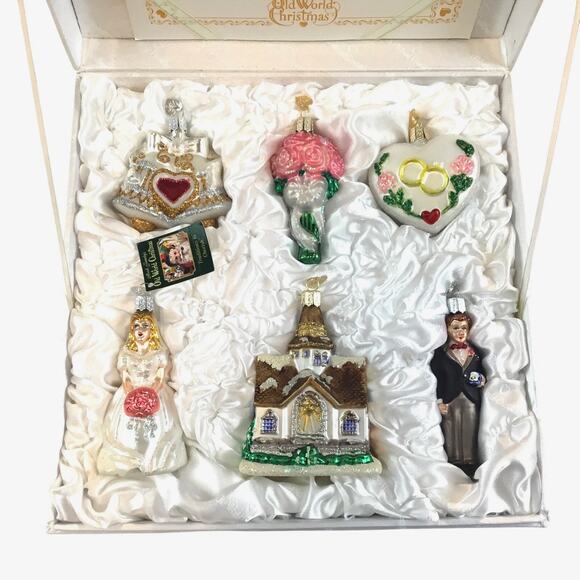 Old World Wedding Ornaments Collection Box Set - Picture 2 of 7